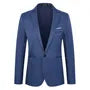 Peak Lapel Two Tone Single Breasted Blazer