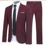 Set: Peak Lapel Single-Button Blazer + Tapered Dress Pants