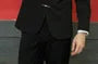 Stand Collar Plain Buckled Blazer