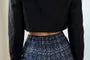 High Waist Plaid Slim-Fit Shorts
