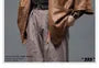 Faux Leather Open Front Jacket