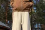 High Waist Fleece Lined Wide Leg Pants