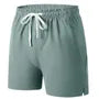 Drawstring Waist Plain Shorts