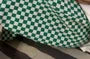 Drawstring Waist Checkerboard Print Wide Leg Shorts