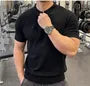 Short-Sleeve Plain Half Zip Polo Shirt
