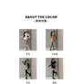 Long-Sleeve V-Neck Plain Knit Top / High Waist Plain Mini Pencil Skirt