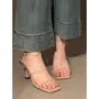 Square Toe Stiletto Heel Sandals