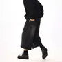 High Waist Washed Wide Leg Capri Jeans