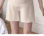 Maternity High Waist Plain Shorts