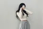 Drawstring Waist Plain Loose-Fit Sweatpants