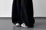 Drawstring Waist Plain Baggy Sweatpants