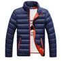 Mock Neck Zip-Up Puffer Jacket