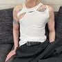Cut Out Asymmetrical Tank Top
