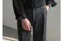 Long-Sleeve Pocketed Plain Shirt