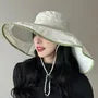 Foldable Contrast Trim Sun Hat