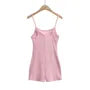 Spaghetti Strap Scoop Neck Plain Romper