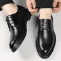 Plain Lace-Up Derby Shoes (Various Designs)