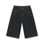 Mid Rise Plain Wide Leg Jorts