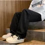 Drawstring-Waist Button-Hem Harem Pants