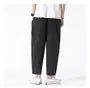 Mid Rise Plain Cropped Tapered Pants