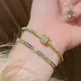 Rhinestone / Metallic Bangle