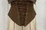Plain Lace-Up Crop Corset Tube Top