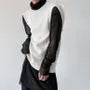 Long Sleeve Turtleneck Sheer Mesh Top