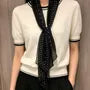 Micro Dot Sheer Scarf