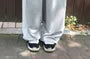Unisex Drawstring Waist Two-Tone Sweatpants
