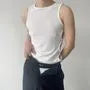 Plain Cutout Tank Top