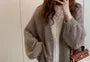 V-Neck Plain Button Up Cardigan