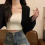 Plain Bolero Cardigan