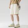 Drawstring Waist Plain Shorts