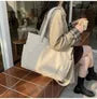 Plain Nylon Crossbody Tote Bag