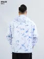 Tie Dye Hooded Zip-Up Jacket