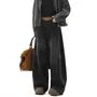 Mid Rise Washed Wide Leg Jeans