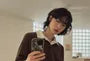 Unisex Long-Sleeve Two-Tone Loose-Fit Polo-Shirt