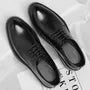 Plain Lace-Up Derby Shoes