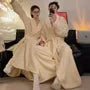 Couple Matching Plain Pajama Robe