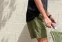 Plain Drawstring Shorts