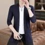 Plain Open Front Cardigan