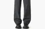 Mid Rise Plain Straight Leg Dress Pants