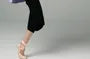 High Waist Plain Cropped Wide Leg Dance Pants