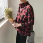 Long-Sleeve Plaid Shirt