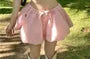 Set: Striped Bikini Top + Bottom + Cover-Up Skirt