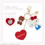 Sanrio Characters Glitter Mirror Bag Charm Hello Kitty