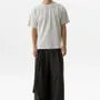 Short Sleeve Crew Neck Plain Mock Two Piece T-Shirt