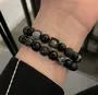 Faux Gemstone Bead Bracelet