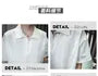 Short Sleeve Lapel Zipper Plain Loose Polo Shirt