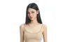 Plain Lace Trim Slim Fit Crop Camisole Top